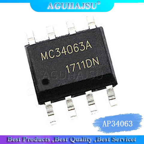 AP34063 3406  Brand New Original DC Switch Regulator Replacement MC34063 Patch SOP-8 ► Photo 1/1