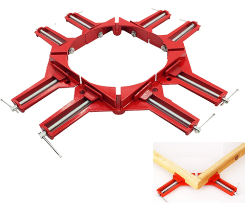 4pcs 90 Degree Right Angle Clamp Multifunction Picture Frame 100MM Mitre Clamps Corner Holder Sawing Clip for Woodworking Tool ► Photo 1/6