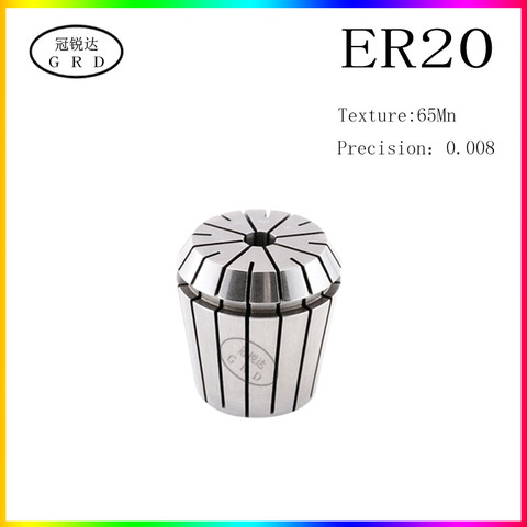 ER20 collet ER lock nozzle high precision collet milling cutter shank collet Taiwan machining center collet precision 0.008mm ► Photo 1/4