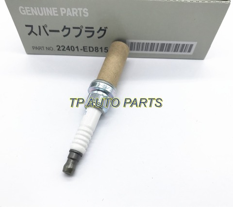 4 PCS Iridium Spark Plug For  For Nissan Micra March Note Tiida X-Trail Cube LZKAR6AP-11 22401-ED815 ► Photo 1/3