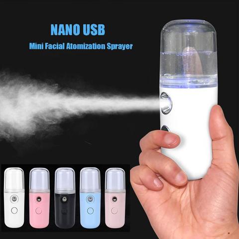 Portable Hydrating Sprayer Beauty Spray Apparatus Humidifier Rechargeable Nano Spray Hydrating Apparatus Cold Spray Apparatus ► Photo 1/6