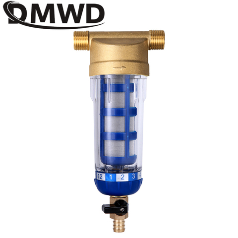 DMWD Front Direct Drinking Tap Water Filter Pre-filter Purifier Water Filter Cartridge Remove Rust Contaminant Sediment Pipe ► Photo 1/3