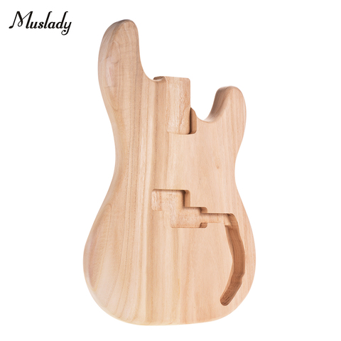 Muslady PB-T02 Unfinished Electric Guitar Body Sycamore Wood Blank Guitar Barrel for PB Style Bass Guitars DIY Parts ► Photo 1/6