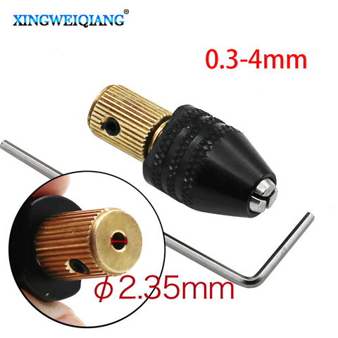 2.35mm Electric motor shaft Mini Chuck Fixture Clamp 0.5mm-3.2mm Small To Drill Bit Micro Chuck fixing device ► Photo 1/6