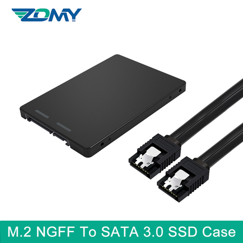 Zomy M.2 NGFF to SATA 3.0 SSD Case 2.5