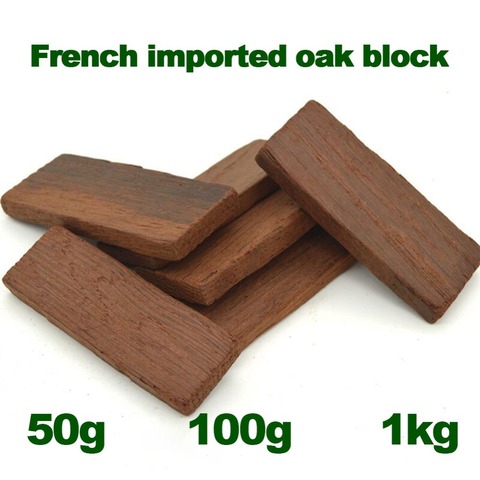 50g/100g/1kg imported self-brewed wine special oak block brandy whiskey flavoring wine making tool instead of oak wine barrel ► Photo 1/6