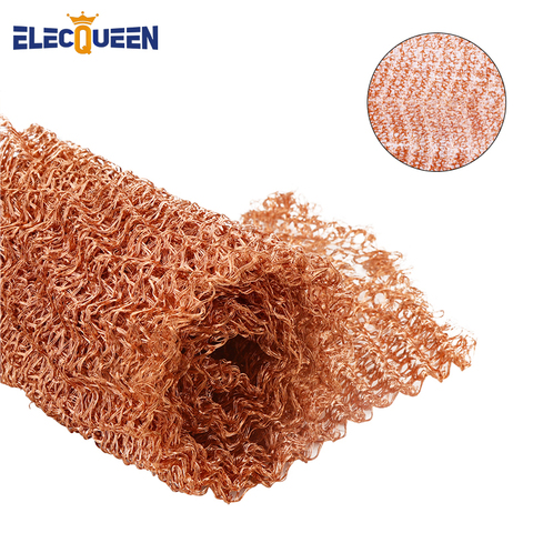 Copper Mesh Screen Food Grade Distillation Column Packing,Home Brewing Distilling Copper Mesh Rolls Scrubber Scourer Mesh 4 Wire ► Photo 1/6