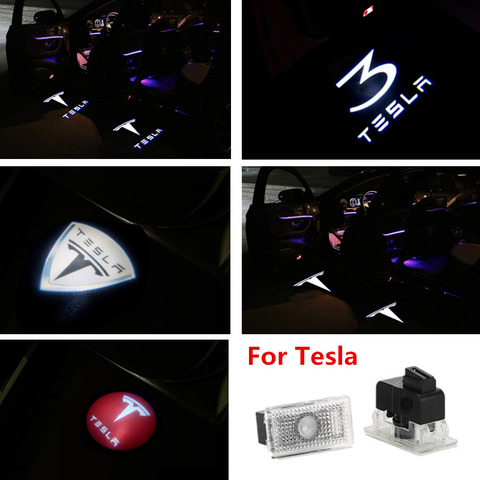 2pcs Welcome Lights für Tesla Model S Model X Model S Led Laser