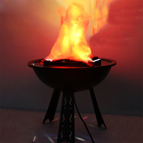 Halloween Decoration Simulation Fake Flame Fire Basin Decoracion De Halloween Party Horror Accessories Electric Festival Props ► Photo 1/5