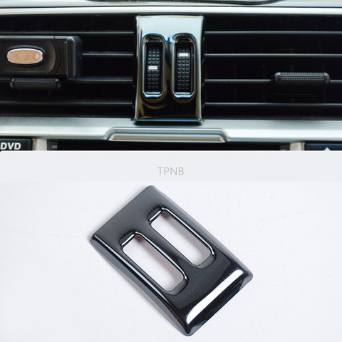 Stainless Steel Intermediate Air Conditioning Vent Trim Cover for Toyota Land Cruiser Prado 150 2022 ► Photo 1/6