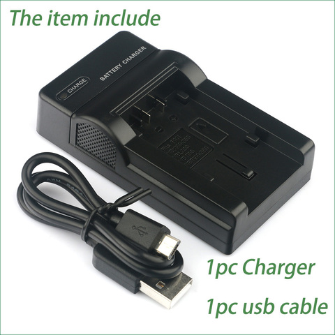 Camera Battery Charger for Sony NP-FM55H NP-FM500H NP-F550 NP-FP50 NP-FH50 NP-FV50 NP-FW50 NP-BG1 NP-BN1 NP-BX1 NP-BY1 ► Photo 1/1