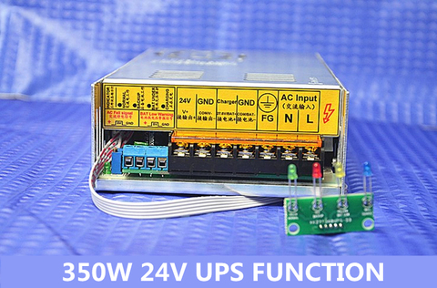 350W UPS charge function switching power supply 24v 15A 350W battery charger 27.4A  SC-350-24 ► Photo 1/4