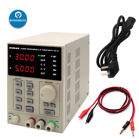 KORAD KA3005D Programmable DC Power Supply 30V 5A 110V 220V High Precision Adjustable Digital Laboratory Grade Phone Repair tool ► Photo 1/6