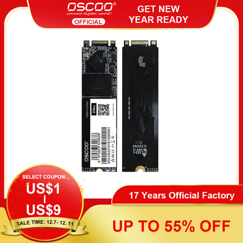 OSCOO SSD m2 2280 SSD 1TB 512GB 256GB 128GB M.2 SSD Internal Solid State Drives Hard Disk For Laptop ► Photo 1/6