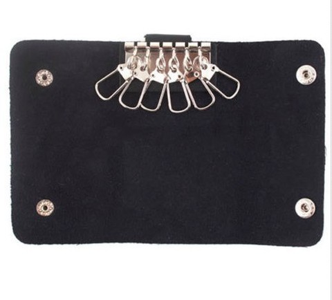 1Pcs New Unisex Mini Car Housekeeper Holders PU Leather Fashion Style Solid Key Wallets Bag ► Photo 1/5