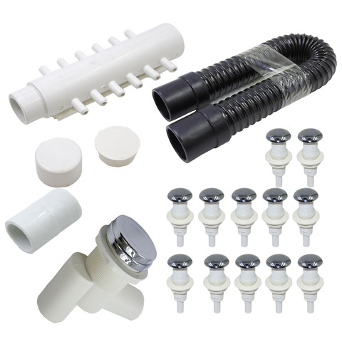 Spa massage tub nozzle suit ,such as air jet/air distributor/water valve/tub pipe,Suitable for all types of massage bathtub ► Photo 1/6