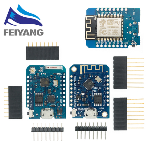 10pcs D1 PRO/Battery Shield/ D1 Mini NodeMcu 4MB/16MB bytes Lua WIFI Internet of Things development board based ESP8266 WeMos ► Photo 1/6