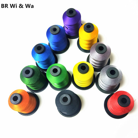 BR Wi&Wa  Black Thread  Nylon Thread   2000m/Spool  210D  Component DIY Rod Building Accessory ► Photo 1/6