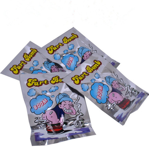 10pcs/Set Funny Fart Bomb Bags Stink Bomb Smelly Funny Gags Practical Jokes Fool Toy April Fool's Day Tricky Toys ► Photo 1/5