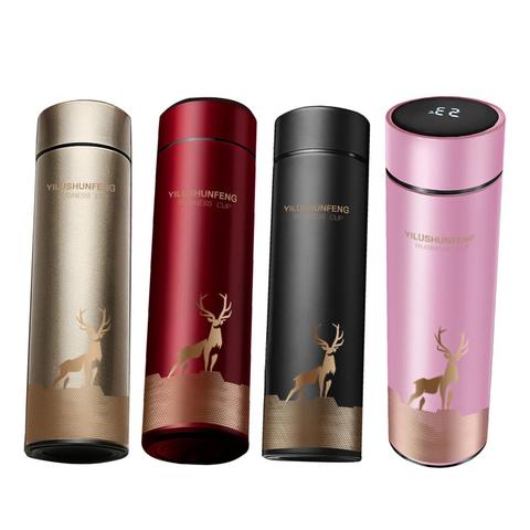 Smart Thermos Water Bottle LED Digital Temperature Display Stainless Steel Coffee Thermal Mug Intelligent Insulation Cup For Car ► Photo 1/6