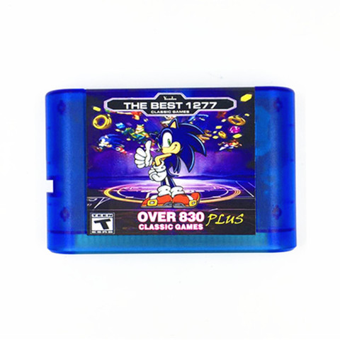 The Ultimate 1000+ in 1 EDMD Remix MD Game Cartridge for USA/ Japanese /European SEGA GENESIS MegaDrive Console ► Photo 1/4