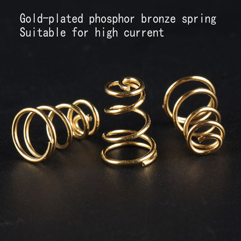 Gold-plated phosphor bronze spring, Suitable for high current ► Photo 1/1