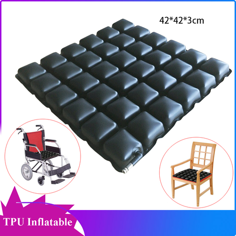 Anti-Decubitus Inflatable Airbag Inflatable Seat Cushion Single-Layer Cover Air Pad For Wheelchair/Car/Motorcycle/Office Acc ► Photo 1/5