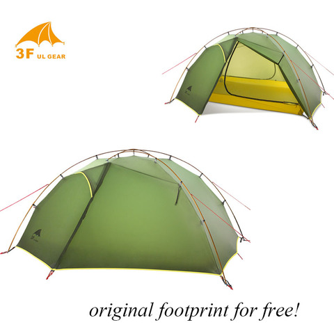 2022 new arrival of 3F outdoor 3 seasons / 4 seasons 15d silnylon 2 person camping tent ► Photo 1/1