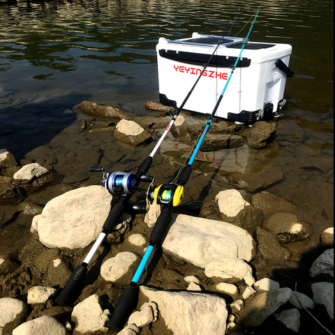 GHOTDA casting spinning fishing rod 3-21g lure weight baitcasting fishing rod travel lure ► Photo 1/6