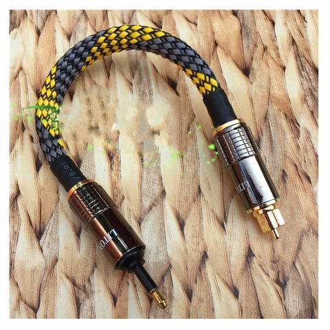 Audiophile D50 D100 Optical Fiber Audio Cable Lossless Player Digital Square to Round 3.5mm Optical Fiber Cable ► Photo 1/4