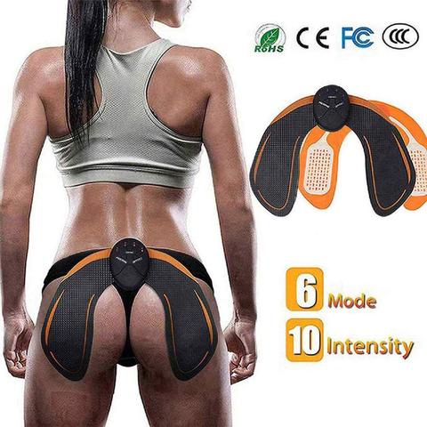 ABS Stimulator Muscle Hips Trainer Electronic EMS Butt Lifting Toner Smart Wearable Buttock Training Gear for Women Men Fitness ► Photo 1/6