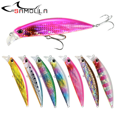 5Pcs Sinking Minnow 105mm 30g Hard Bait Trout Fishing Minnow Pesca