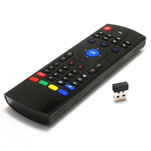 MX3 Air Mouse 2.4GHz Wireless Google IR Gyroscope Sense Remote Control For Android Smart TV Box ► Photo 1/4