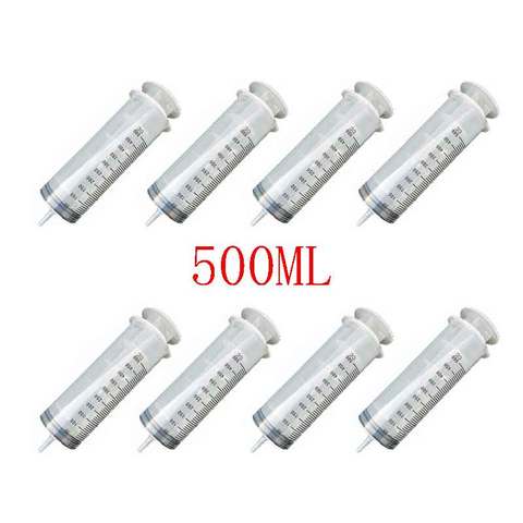 Plastic Syringe 200ml 500ml Large Medical Syringe Big SyringeS 250ml Disposable Feeding Inlet Pump Oil Hydroponics Measuring ► Photo 1/6