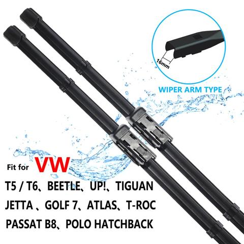 Car Wiper Blade for VW Jetta A6 A7 Golf 7 Teramont Atlas T5 T6 Beetle UP Tiguan T-Roc Passat B8 POLO Hatchback Car Accessories ► Photo 1/6