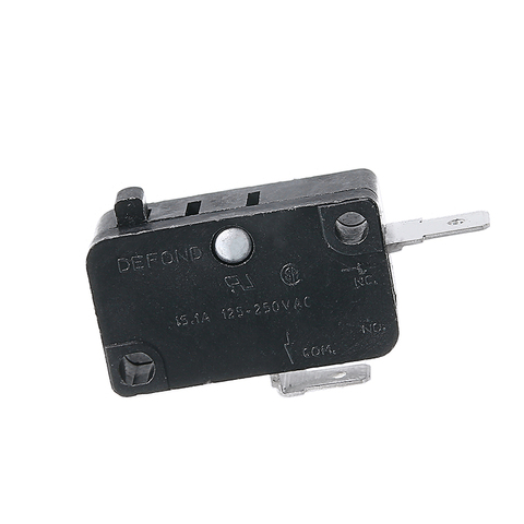 DMC-1115 Micro Limit Switch Snap Action 2 Pins 15A 250VAC Momentary Switch for Electronic Equipment Automatic Machine ► Photo 1/6