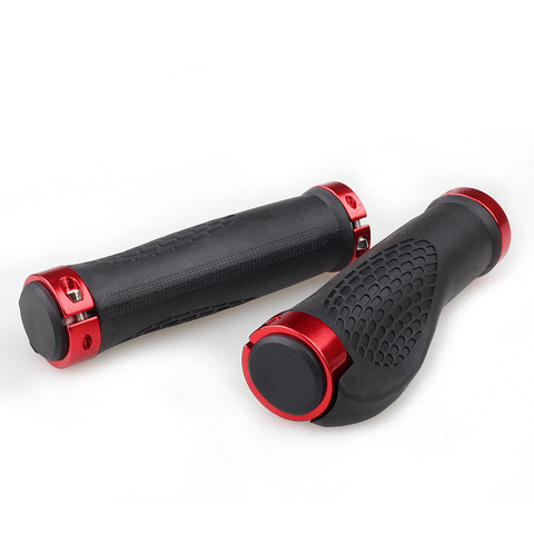 2pcs/1 Pair Bicycle Handlebar Cover Mountain road Cycling Bike MTB Grips Smooth Soft Rubber Aluminum alloy Anti-slip Handle Grip ► Photo 1/6