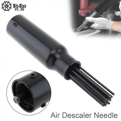 Black Pneumatic Needle Bundle Deruster Head Pneumatic Tool with 19 Needle for Rust and Welding Slag Removal ► Photo 1/6