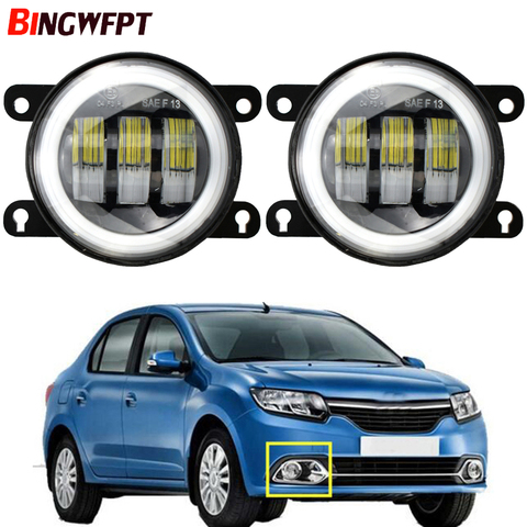 Car Styling LED Bulb H11 Fog Light Angel Eye DRL 12V For Renault Megane 2/3 Duster Logan Fluence Koleos Kangoo Sandero Thalia ► Photo 1/6