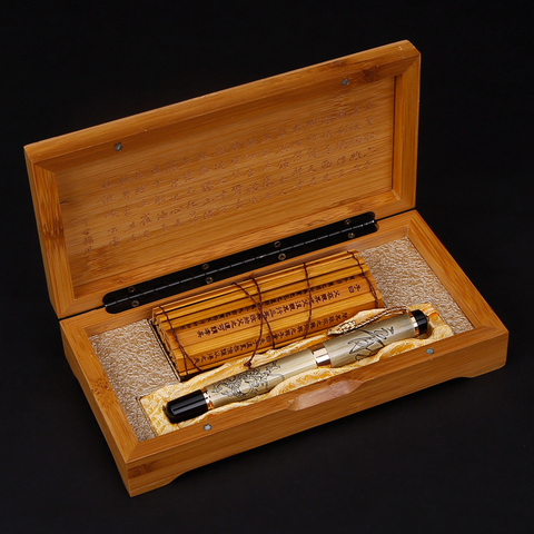 Jinhao Ancient Grey Chinese Oriental Dragon Fountain Pen with Original Box Free Shipping ► Photo 1/6