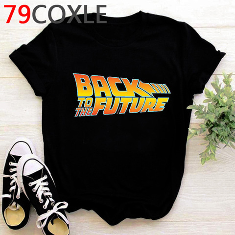 Back To The Future T Shirt Women Kawaii Cartoon T-shirt Funny Graphic Tees Harajuku Cool Anime Oversized Unisex Tshirt Female ► Photo 1/6