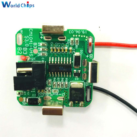 BMS 4S 16.8V 30A 18650 Li-ion Lithium Battery Protection Board PCB PCM Power Bank Charging Integrated Circuits with Wire ► Photo 1/6