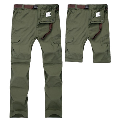 Men Military Detachable Cargo Pants Summer Quick Dry Breathable Male Trousers Joggers Army Pockets Waterproof Tactical Pants 7XL ► Photo 1/6