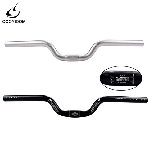 Aluminum Alloy Folding Swallow Shaped Handlebar Bicycle Handlebar 520mm*25.4mm Mountain Road Bike Steering Wheel Bicycle Parts ► Photo 1/6