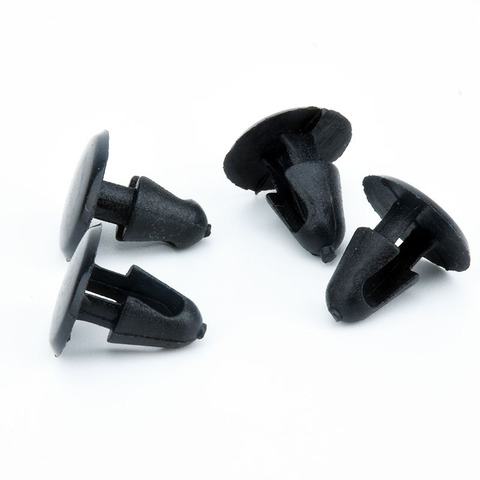 50Pcs Auto Fastener 5mm Hole Engine Cover Pad Fender Bumper Rievts Black Car Door Trim Panel Retainer Clips For GM Toyota ► Photo 1/6