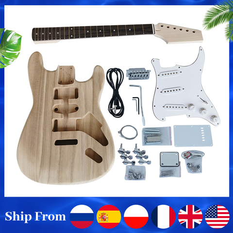Aiersi ST TL electric guitar kit full set unfinished diy guitar kit ► Photo 1/6