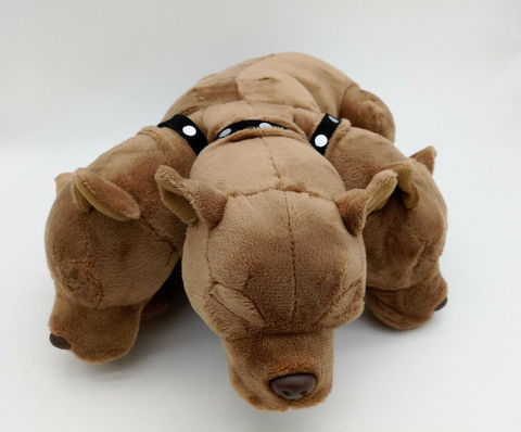 Authentic Headed Dog  Stuffed Plush toy new ► Photo 1/4