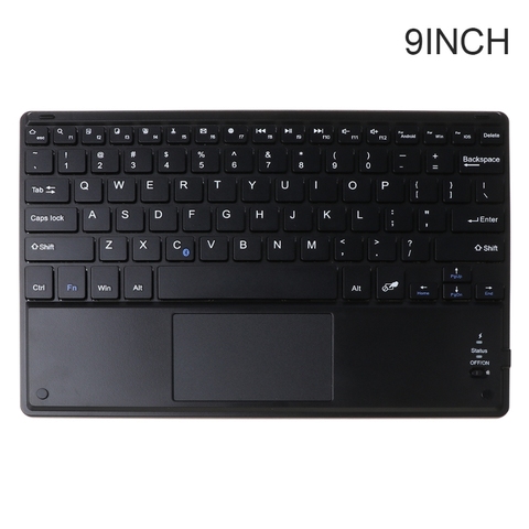 7/9/10 Inches Wireless Bluetooth Lightweight Keyboard with Touchpad Home Keypad  ► Photo 1/6