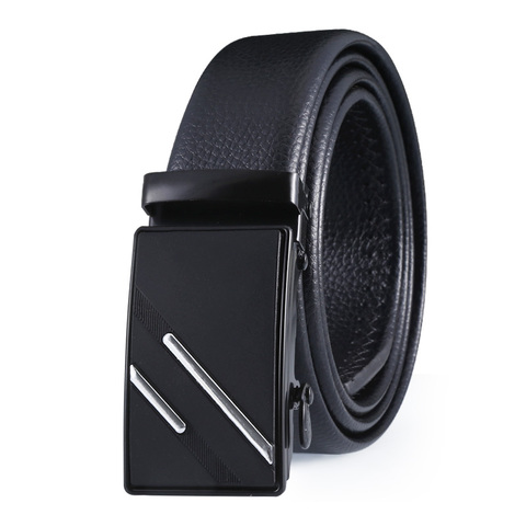 Multiple Sizes Belts Men's Designer Alloy PU Belt Male Outdoor Strap Man Automatic Buckle Belt ceinture homme For Men Gürtel ► Photo 1/6