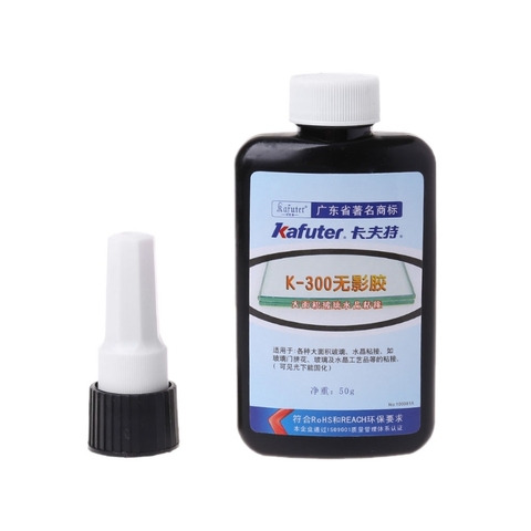 50ml UV Glue UV Curing Adhesive K-300 Transparent Crystal and Glass Adhesive with UV Flashlight ► Photo 1/5